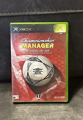 Championship Manager Season 01/02 Xbox Game Original Microsoft Xbox Video Game • £11.99