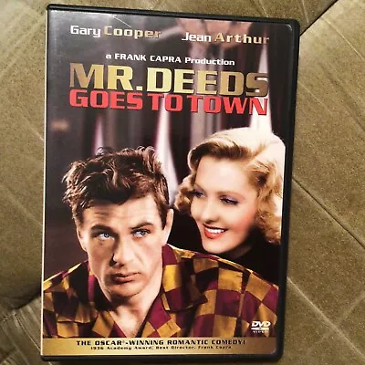 Mr. Deeds Goes To Town (DVD 2000) Gary Cooper Jean Arthur • $5.99