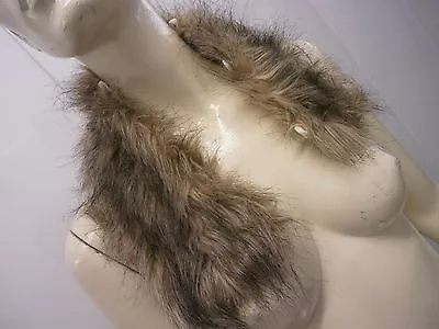 Fur Collar Faux Length 25 Inches Fun Fur Piece Burner Fashion Steampunk Style  • $26.10