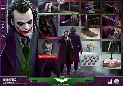 Hot Toys QS010 1/4 The Dark Knight The Joker Special Edition Exclusive New • $450