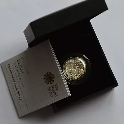 2010 Belfast £1 One Pound Silver Proof Coin • £49.99