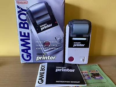 Nintendo Game Boy Printer With Printer Paper. Boxed & Manual. No Link Cable • £72.99