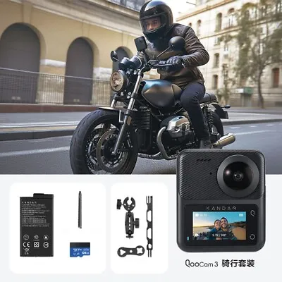 Qoocam 3 5.7K 30Fps Panoramic Camera Mini Sports Hd Motorcycle 360Vr Recording • $855.80