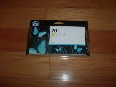 2022 Genuine Hp #70 Yellow Cartridge C9454a Designjet Z2100 Z3100 Z5200 Sealed • $75