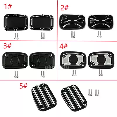 $16.14 • Buy Front CNC Brake Master Cylinder Cover  Fit For Touring 2008-2016 V-Rod 2006-17