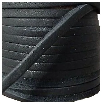 Strong Long Lasting BLACK Leather Shoe Boot Laces Shoelace 45cm To 200cm • £4.99