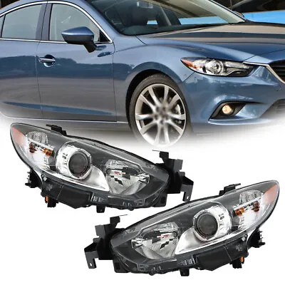 Fit For 2014-2017 Mazda 6 Headlamps Left+Right Side Halogen Headlight Assembly • $137.28