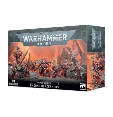 Warhammer 40k ⚔️  World Eaters - Khorne Berzerkers - Nib ⚔️ 🛡️ • $93.84