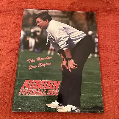 ❤️vtg 1993 Auburn University Football Media Guide. The Bowden Era. War Eagle!! • $20