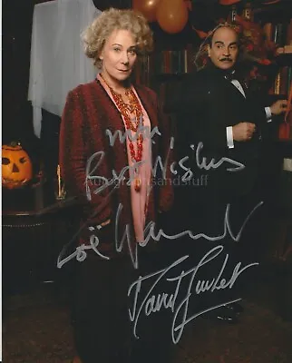 David Suchet & Zoe Wanamaker HAND Signed 8x10 Photo Autograph Poirot • £79.99