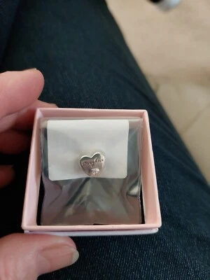 £11.50 • Buy PANDORA Daughter Heart Shape Sterling Silver Charm - 791726PCZ New