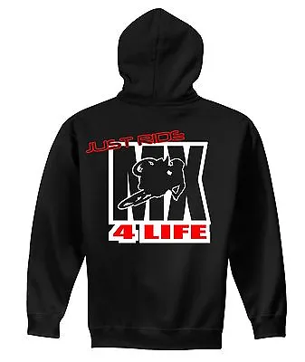 Youth Just Ride Mx 4 Life Hoodie Sweat Shirt Child Motocross Yz Ktm Cr Kx • $39.99