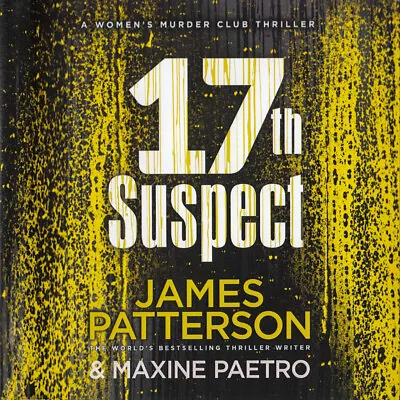 James Patterson Maxine Paetro 17th Suspect Audio Book Mp3 On CD • $10.95