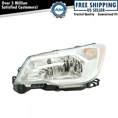 Left Headlight Assembly Halogen For 2014-2016 Subaru Forester SU2502145 • $92.11