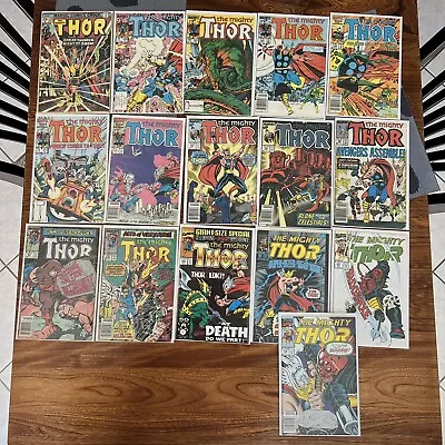 Mighty Thor Bronze Age Simonson Lot 16 Books Key 1st Wolverine Throgg TVA + More • $1.29