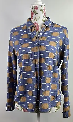 VANISHING ELEPHANT Size 14 Women's Long Sleeved Cotton Button Up Casual Shirt • $22.95