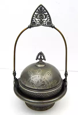 Antique Butter Dish W/ Lid & Insert FB Rogers Silver Co Quadruple Plate 666 • $59.99