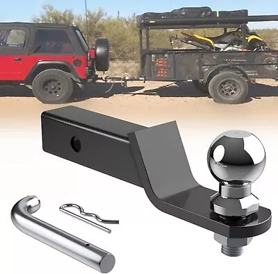 Trailer Hitch Ball Mount Towing Hitches With 2 Inch Ball 7500LBS Fits 2-Inch • $32.95