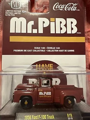 2022 1/64 And To Limited Edition Coca-Cola Mr Pibb 1956 Ford F-100 Truck • $10.50