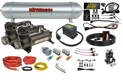 $1679 • Buy 480 Black Air Ride Suspension Kit Complete Wireless Management Control 3 Presets