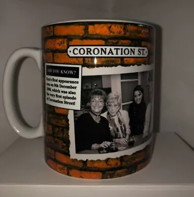 Coronation Street Coffee Tea Mug Ken Deirdre Brick Wall With Photos • $9.47