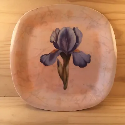 $3.99 • Buy ORCHID FLOWERS “Beige” Beautiful Little Serving Plate Melamine Dinner Food Dish
