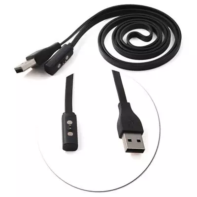 Black USB Charger Charging Cable For Pebble Time Round/ Time Smart Watch/ Time • $10.05