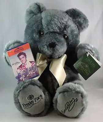 Retired Dakin Elvis Presley Place Gray Teddy Bear 14  Plush...free Shipping • $39.72