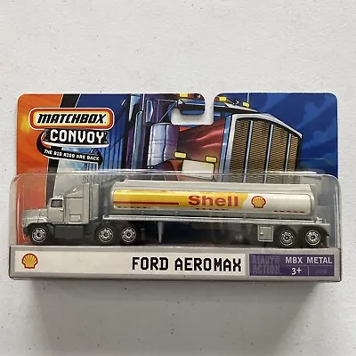 NEW UNOPENED '05 MATCHBOX MBX METAL Ford Aeromax CONVOY SERIES SHELL OIL RIG • $19.99