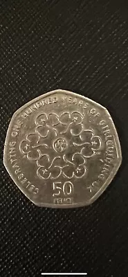 Girlguiding Girl Guides 50p Pence Coin 100 Years Fifty Circulated Good Condition • £1.60