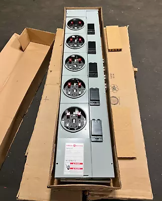 GE TMP8512R Modular Meter Stack 800A Bus 208Y/120V 3PH 125A 5 Socket CAN SHIP • $4000