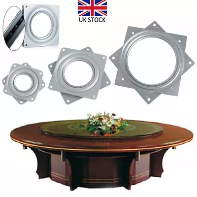 Heavy Duty Metal Lazy Susan Bearing Rotating Swivel Turntable Plate Desk Table • £4.86