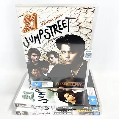 21 Jump Street Season 3 4 5 DVD Bundle Johnny Depp New Sealed Region 4 • $29.95