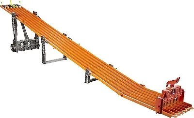 Hot Wheels Track Set Race Track With 6 Toy Cars Super 6-Lane Raceway • $187.98