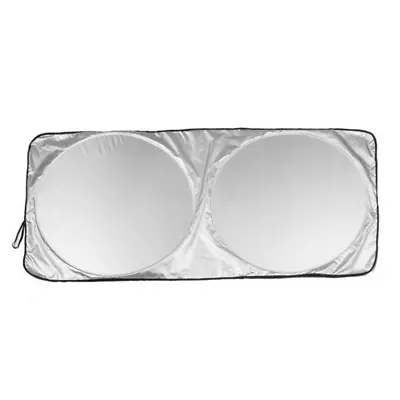 Car Windshield Visor Cover Front Windows Sun Shade Protection Silver 150X70cm • $10.40