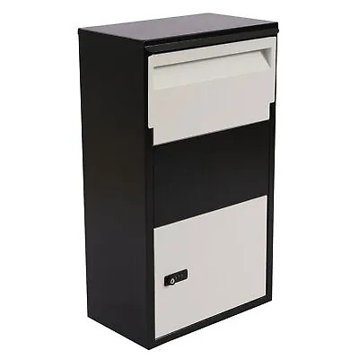 Wall Mount Locking Drop Box Heavy Duty Steel Mailbox For Rent Payments Mail  • $119.70