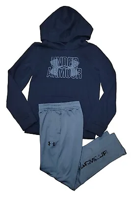 Under Armour Youth Medium M Black/Gray Fleece Hoodie & Pants Outfit • $37.99