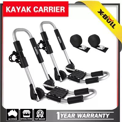 $49.50 • Buy X-BULL Kayak Roof Rack Carrier Rack J-Bar Folding For Canoe SUP Surf Ski 1 Pairs