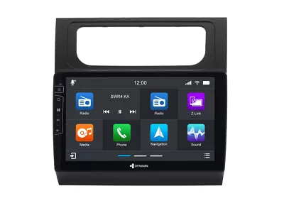 For VW Touran 10.1  BLACK Car Radio DAB Navigation BT Wireless Apple Carplay • $702.25