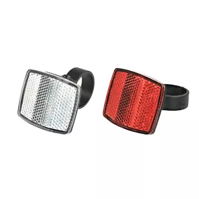 Road Bike MTB Warning Light Reflective Lens Reflector Safety Accessories • $5.83
