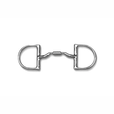 Myler 3 3/8  Medium Dee Without Hooks Low Port Comfort Snaffle MB 04 • $143.95