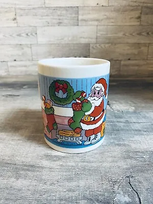 1980’s Vintage 12 Oz. Ceramic Christmas Holiday Mug Santa Clause • $6.71