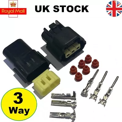 3 Way Econoseal Male & Female Waterproof Multi Connector Plug Kit 3 Pin • £2.95
