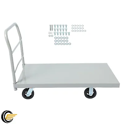 2000lb Steel Heavy Duty Platform Truck Push Dolly Flat Dolly Cart W/ Casters New • $135