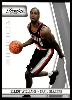 2010-11 Panini Prestige Elliot Williams Rookie Portland Trail Blazers #172 • $2.05