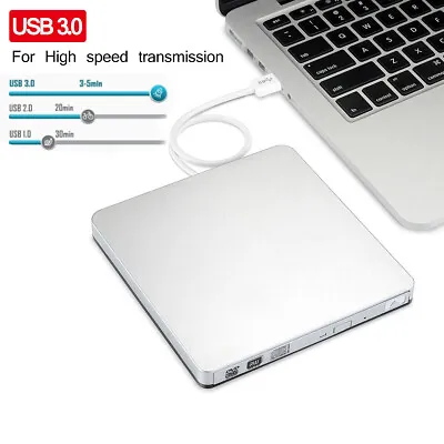 USB 3.0 External Slot DVD CD±RW Drive Burner Superdrive For MacBook Air Pro Mac • $33.89