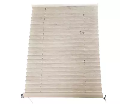 20  W X 32  L Tan Pleated Window Night Shades Blind RV Trailer Camper • $20