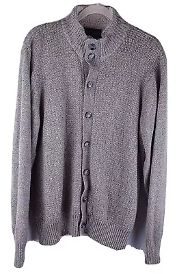 Oscar De La Renta Mens Cardigan Sweater Size XL Full Button Up Cable Knit • $35.81