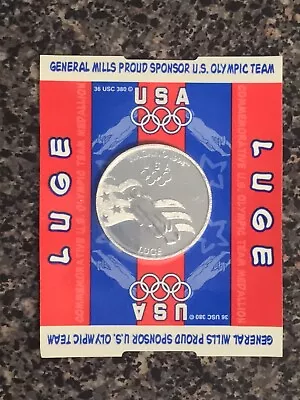 General Mills Commemorative U.S. Olympic Team Medallion Nagano 1998 Luge • $4