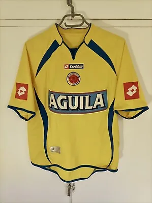 2007-2008 Colombia National Team Football Shirt - Rare Aguila Sponsor • £31